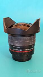 Samyang 8mm F3.5 UMC Fish-eye CS II per NIKON