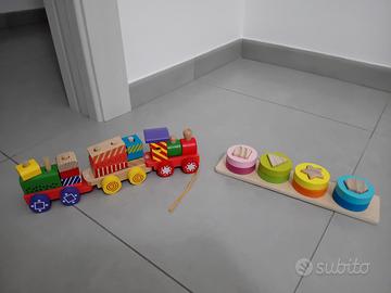 Giochi in legno ad incastro