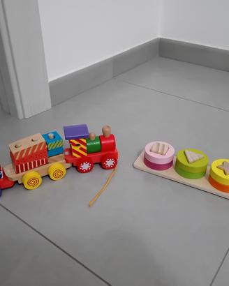 Giochi in legno ad incastro