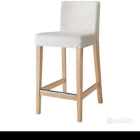 Coppia di sedie sgabelli Ikea stile bar per cucina