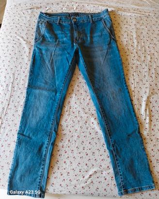 Jeans uomo chino blu taglia 50 IT
