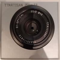 Obiettivo m43 ttartisan 25mm