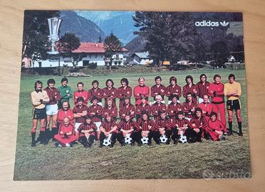 Cartolina Milan '77/'78 - autografata
