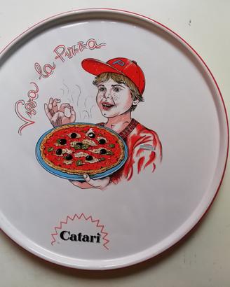 Piatto pizza + contenitori zucchero e caffè