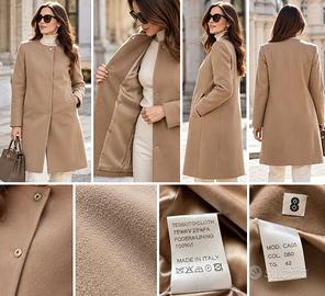 Elegante cappotto da donna made in Italy