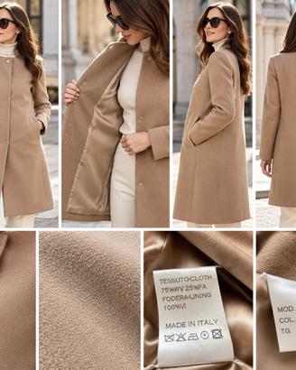 Elegante cappotto da donna made in Italy