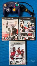 LOTTO 3 NINTENDO GAMECUBE GAMES + Controller