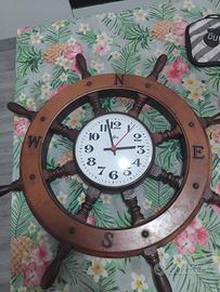orologio da parete forma timone 