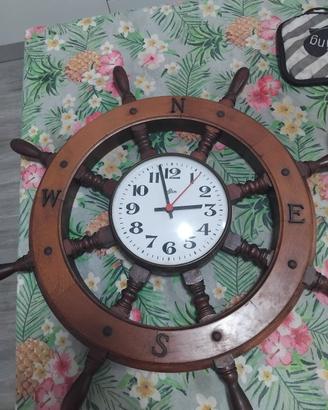 orologio da parete forma timone 
