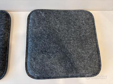 8 coprisedie mai utilizzati misura 36 x 36 cm