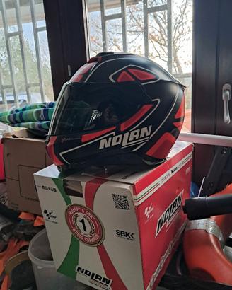 casco, tuta, guanti