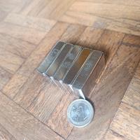 5 magneti al neodimio 40x20x10cm