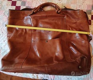 Borsone viaggio in cuoio di Firenze