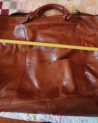 Borsone viaggio in cuoio di Firenze