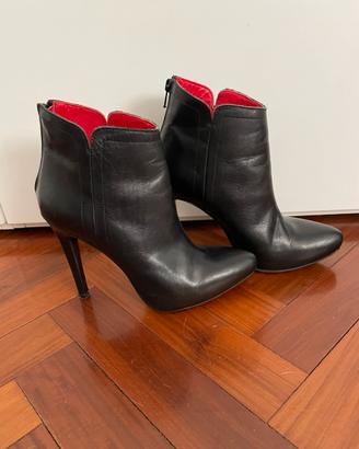 Il Laccio stivaletti  tronchetti plateau pelle 37