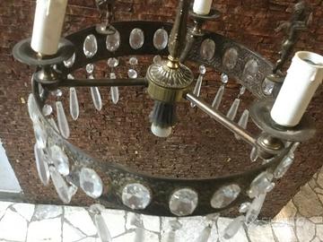 Lampadario Vintage in cristallo - Chandelier