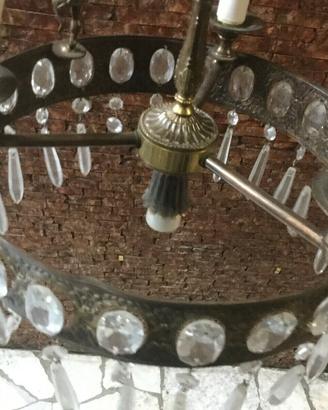 Lampadario Vintage in cristallo - Chandelier