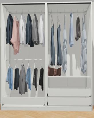 Armadio Guardaroba Ikea 200x236x35