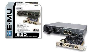 SCHEDA AUDIO EMU 1820