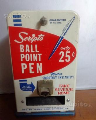 Scripto ball point pen vending machine