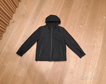 Giubbotto invernale nero anti pioggia