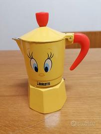 Caffettiera Bialetti Rainbow gialla Tweety