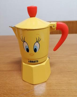 Caffettiera Bialetti Rainbow gialla Tweety