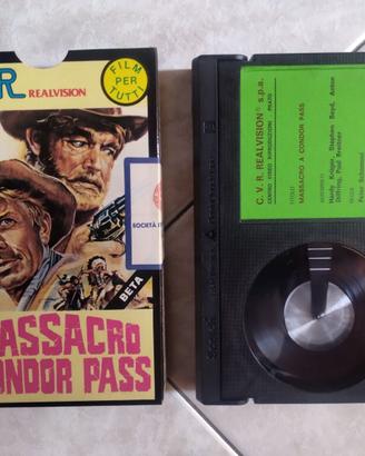 MASSACRO A CONDOR PASS Schamoni CVR Betamax RARE