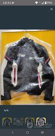 Giacca Moto Dainese Air Frame D1 Nero/Bianco/Rosa