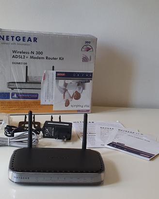 Netgear DGNB 2100 ADSL2+ Modem Router Wireless-N