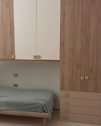 Armadio cameretta con letto