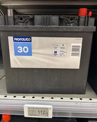 BATTERIA AUTO NUOVA 60 AH