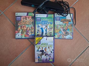 Sensore kinect piu giochi xbox 360
