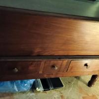 Elegante Madia Piemontese Antica in Ciliegio