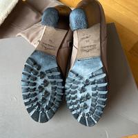 Stivali in camoscio colore beige da donna