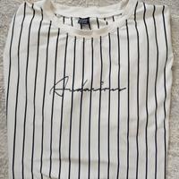 Maglia bianca a righe nere – Brand SHEIN 