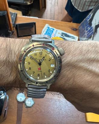 orologio da polso vintage Vostok Komandirskie