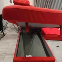 Divano con contenitore 6 posti