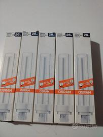 5 Lampadine Osram Dulux D/E 26W G24q-3