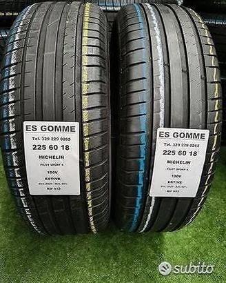 2 gomme 225 60 18 MICHELIN RIF932