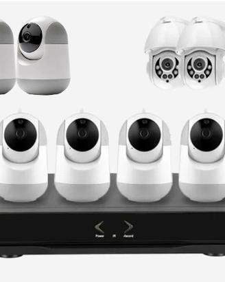 Kit Videosorveglianza NVR 16CH + 8 IPcam