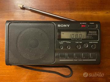 SONY ICF-M350L. Radio Portatile 3 Bande. PLL Synth