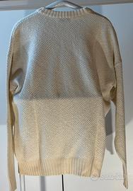 Maglione in cotone girocollo Lacoste nido d’ape XL