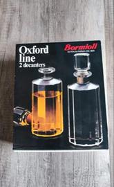 Set Decanters Bormioli Oxford Line anni '70