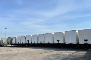 Semirimorchio furgonato Talson 2009