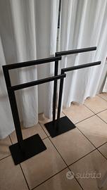 Relaxdays Portasciugamani da Terra, 2 bracci