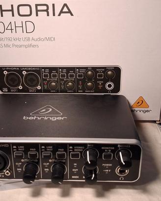 SCHEDA AUDIO BERINGHER U-PHORIA UMC204HD