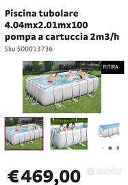 Piscina fuori terra NUOVA