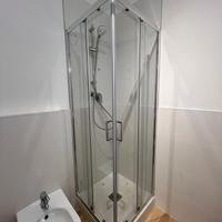 doccia vetro 70cm x 70cm nuova
