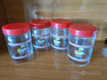 Barattoli da cucina Vintage in Vetro